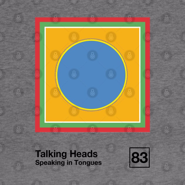 Speaking In Tongues / Minimalist Style Graphic Artwork Design by saudade